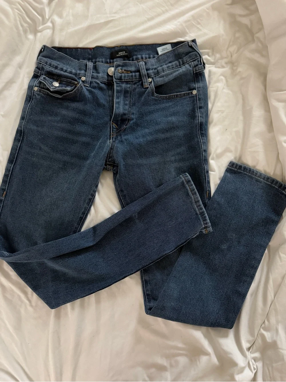 True Religion Men’s Jeans Relaxed Rocco Dark Wash